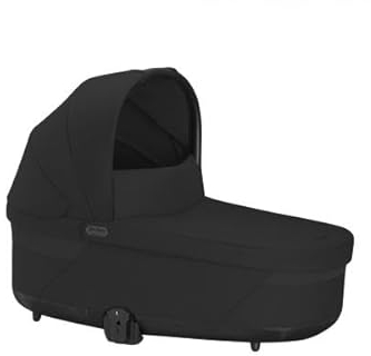 CYBEX Gold COT S LUX Kinderwagenaufsatz, Ab Geburt bis ca. 6 Monate (max. 9 kg), Für CYBEX Balios S Lux und Talos S Lux, Moon Black