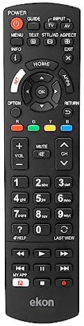 Ekon Mando a Distancia Universal para Panasonic, TV y Smart TV, botón de aplicación, Acceso Directo a la aplicación de Streaming
