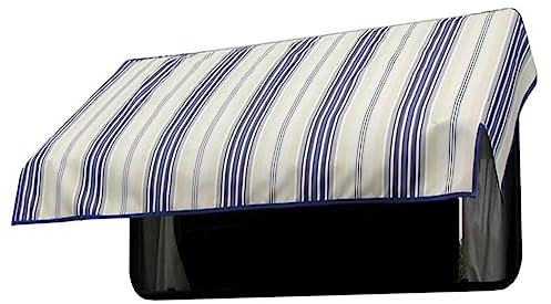 Pescaplanet Tendine Oscuranti Ombreggianti per Finestre Camper di Colore Grigio Realizzate in Tessuto TEMPOTEST Varie Misure per Tutti I Camper (Riga Blu, mm 1450 X 680)
