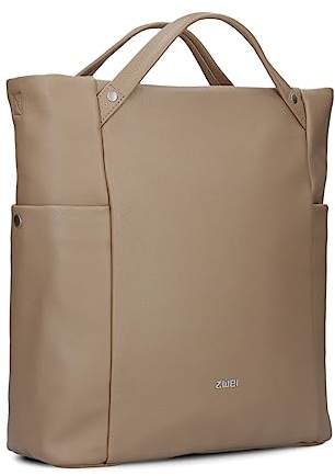 Damen Business-Tasche Pia PI120 Laptop-Tasche 9 Liter klassisch-elegante Hochformat Tote Bag für Büro & Arbeit inkl. extra langer Schultergurt - als Umhängetasche & Schultertasche zu tragen (hazel)