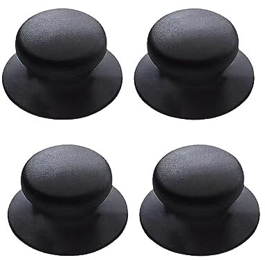 ZKGYUS 4 Piezas Perillas para Tapa de Cacerola, Asas y Pomos Universales de Repuesto, Mango de Perilla, Pomos Tapa Cacerola, Perilla de Tapa de Olla para Tapas de Ollas y Salsas