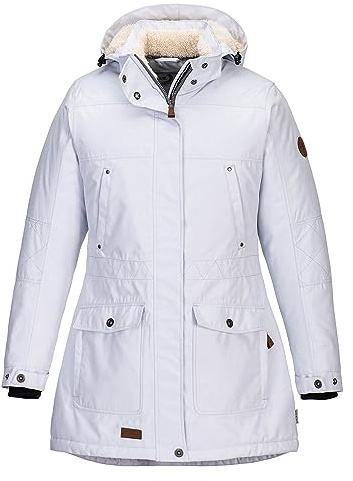 Blue Wave Damen Funktionsparka Outdoor-Jacke Anke - Funktionsmantel Funktionsjacke mit Fleece-Rücken und Kapuze