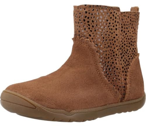 Geox B Macchia Girl A, Stivaletto Bimba 0-24, Whisky, 22 EU