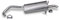 BESTPRICE Auspuff Schalldämpfer Set 1x Endschalldämpfer inkl Zubehör Kompatibel mit SEAT IBIZA (6J5, 6P1) (6J1) (6J1, 6P5) (6J8, 6P8), SKODA FABIA 2 (542), VW POLO V (6R1, 6C1), POLO Van (6R)