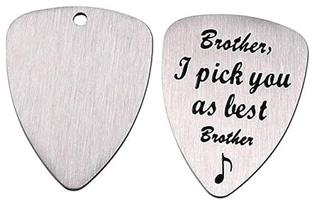SAFIGLE -gitarrenplektrum Mit Individueller Gravur Ich Wähle Dich Als Besten Hochwertiges Titanstahl-pick Für Ukulele Und Gitarre Für Musiker Einzigartiges