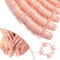 ForeverLily French Short Toenails - 14 Size Stick-on Press-on Artificial Natural Full Coverage Fake Toe Nails (28PCS)