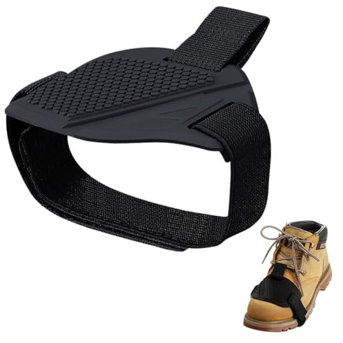 WeddHuis Protector de Zapatos para Motocicleta Almohadilla de protección de Cambio de Marchas con Banda elástica Ajustable Zapatos de Goma Antideslizantes y anticaída