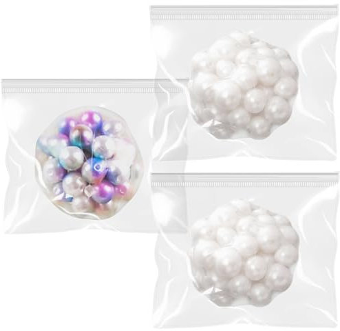 3 Stück Stressball,Trauben-Stressball,Stressabbauendes Vakuum-Stressball,Weiches Kleines Perlen-Quetschball-Spielzeug,Quetschspielzeug für Kinder und Erwachsene