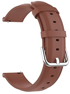 Bracelet en Cuir Compatible avec Garmin Vivomove Luxe Bracelet, Elégant Bracelet en Cuir pour hommes et femmes, Cuir Classique Band de Remplacement pour Garmin Vivomove Luxe