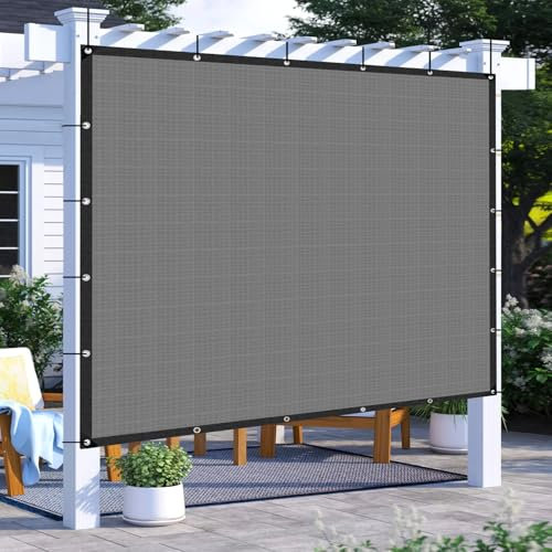 Toldo con ojales, red de sombreado para jardín, 2 x 3 m, red de sombra para exteriores, protección solar, red para invernadero, terraza, plantas, gallinero, resistente al viento, permeable al agua
