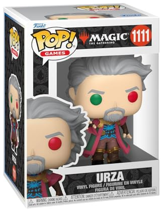 Funko POP! Games: Magic the Gathering - Urza | Offizielles Gaming Merch - Vinyl Sammelfigur als Regal Deko - Geschenkidee zum Geburtstag für Fans und Sammler