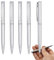 5PACK Ballpoint Pens,Small Pens Mini Pens,Retractable Ballpoint Pens,Small Pocket Ballpoint Pen,Ballpoint Pen Rotating Pocket-size Pen,Black Ball-point Pens,Black Pens,Stationery Set,Fineliner P-ens