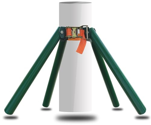 WLCGYD Baumpfähle 40 Mm Baumpfähle Aus Metall 1,2 1,5 1,8 1 2 2,5 3 M, Verstellbares Baumpfahl-Set, Pfähle Und Stützen Für Obstbäume(1.2m/3.9ft)