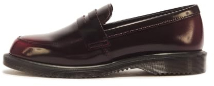 Dr. Martens Women's Temara Loafer Flat, Cherry Red, 4 UK