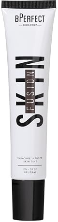 BPerfect Skin Fusion Skin Tint SPF 25 – Lightweight, Buildable Skincare Hybrid for a Radiant, Natural-Look Base – Shade 29 Deep Neutral, 30ml
