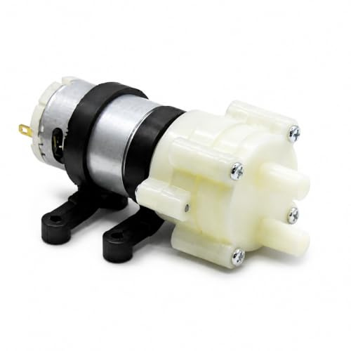 Wvzong Mini DC Water Pump, 6V to 12V Diaphragm Pump, 1.5-1.8L/Min Flow for Aquarium, Model Experiments, Car Washing, Inflatable Pool, Gardening & Water Transfer