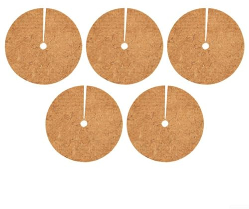 Tapis plat en fibre de coco pour plantes d'intérieur et d'extérieur bloque l'intrusion d'herbe et aide à favoriser les conditions de la zone racinaire