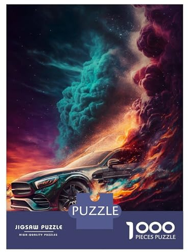 1000-teiliges Puzzle Für Teenager Fast and Furious Puzzle Für Erwachsene Familienspiele Geschenke Für Frauen Weihnachts- Und Geburtstagsgeschenke 38x26cm/1000pcs