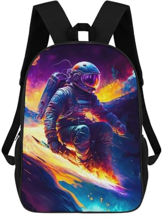 sinyumoney ASTRO Skater Rucksack Schulrucksack Sekundarstufe Gymnasium College Rucksack Reise Für Jungen/Mädchen/Teenager 17inch