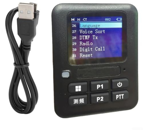 Digital Radio for frequency Meter with 500mAh for battery, One-Button for walkie-talkie Decoder for Fast Signal Testing and Encrypted for frequency Analysis