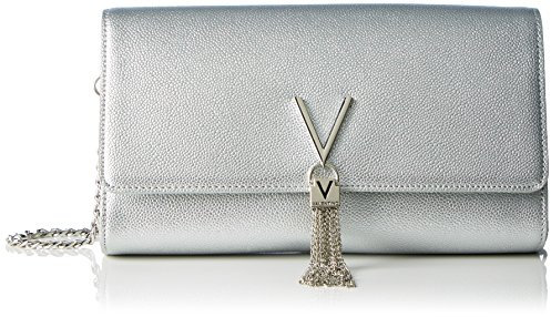 Valentino Divina Lady Clutch Argento