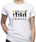 EUGINE DREAM Friends Umbrellas Friends TV Series T-Shirt Femme Blanc S