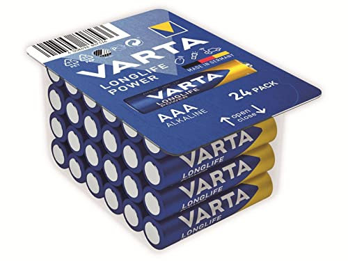 Varta High Energy Batterie alcaline, AAA, LR03, Micro, MN2400, 1.5 V, 24 Pezzi