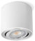 SSC-LUXon CELI-2W Spot rund weiß schwenkbar mit LED Birne GU10 5W 3 Lichtfarben LumiFLEX 230V – Deckenspot LED Aufbau Innen