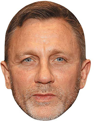 Daniel Craig (Beard) Maske aus Karton