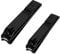 Nail Clippers Set, Sharp Stainless Steel Fingernail Clipper & Toenail Clippers, Black Nail Cutter, Large and Small 2 Piece Set.