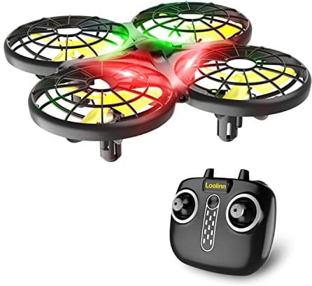 Loolinn | Drohne für Kinder Geschenk - Mini Drohne, RC Quadrocopter mit Antikollisionstechnologie/Sicher für Kinder/Leicht zu fliegen / 360° Flips / 20 Minuten Flugzeit / C0 (Geschenk für Kinder)