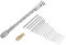 20 Stück Pin Vise Handbohrer, Micro Mini Twist Drill Bits Set, Präzisions-Handschraubstock-Drehwerkzeuge für Holz, Schmuck, Kunststoff, DIY-Bohren (0,3-1,6 mm)