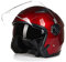 HTGL Casco Jet Doppia Visiera Parasole Mezzo Guscio Moto 3/4 Certificato DOT/ECE Unisex per Cruiser Chopper Pilota Scooter Aperto di Sicurezza per Esterni