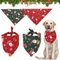 Weihnachten Hund Halstuch, Haustier Bandana Schal Dreieck Lätzchen Rot Grün Kopftücher für Weihnachts Haustier Kostüm Zubehör, Hundehalstuch Bandanas für Kleine Mittelgroße Welpen Katzen, 2 Stück