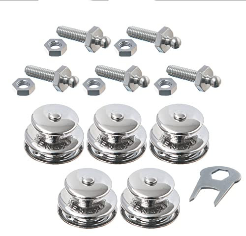 New Marine TENAX 5 Stück Oberteile. Groß + M5x16mm Gewindeschrauben + Schlüssel