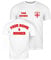 lepni.me Mens Personalised T-Shirt England Football Jersey with Your Name and Number | English Flag Badge | Football Championship (5XL White Multi Color)