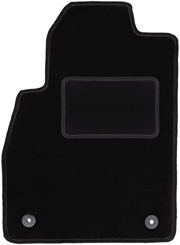 Wielganizator Automatte – Passend für Opel Astra J Schrägheck, Limousine, Kombi, 2009-2015 – Velours – Autozubehör - Auto Fußmatten – Fußmatte Auto – 1-teilig - schwarz