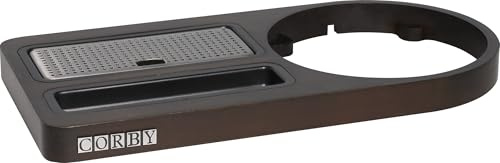 Corby Vassoio di benvenuto compatto (Buckingham / WT0005) in legno scuro
