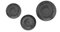 Brandani set piatti tavola 18pz essential porcellana colore fumo-grigio