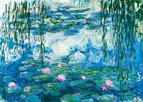 Jigsaw Puzzles for Adults 1000 Piece Waterlilies by Claude Monet 27.56 x 19.69 Inch Puzzles for Adults Educational Game Reduce Pressure Challenge Toy Monet Puzzles 1000 Pieces for Adults