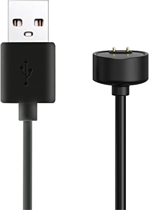 Aliwisdom Cargador compatible con Xiaomi Mi Band 5 6 7 y Amazfit Band 5, accesorios de Pulsera de Actividad USB Cable de Cargador de 2 Pines de Carga Magnético Bases de carga 30cm