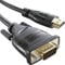 KabelDirekt - Cable adaptador HDMI-VGA - 1 m (HDMI a VGA, HDMI/D-Sub 15 de alta velocidad, cable monitor para conectar PC, portátiles y otros dispositivos HDMI a pantallas VGA en Full HD/1080p; 60 Hz)
