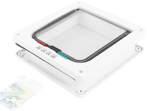 Katzenklappe, Katzenklappe, Katzenklappe, Größe M, 4-Wege-Abschließbare Klappe für Haustiere, Katzen, kleine Hunde, für die Haustierpflege