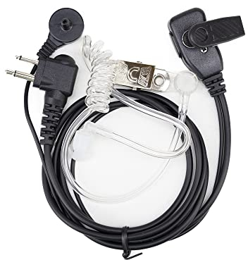 PNI Headset mit Mikrofon und Akustikschlauch HM92 mit 2-poligem MT Stecker für Motorola Stationen