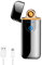 Deluisho Electronic Arc Lighter - USB Charging, Windproof, Durable Touch, Pocket Cigarette Lighter (Black) (LG-1)