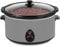 Andrew James 8L Slow Cooker, Removeable Easy to Clean Ceramic Bowl, 3 Temperature Settings, Cool Touch Handles & Non-Slip Feet, Energy Efficient Slow cooker with Tempered Glass Lid (grey).