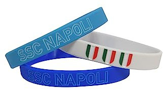 ssc napoli, Set Tricolore Unisex Adulto, Azzurro