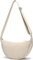 Crossbody Bag Damen, Halbmond Tasche, Shoulder Bag, Handtasche Klein, Bauchtasche Mit Verstellbarer Schultergurt - für Büro, Schule, Einkauf (Weiß)