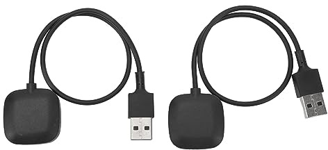 Haofy Smartwatch-Ladegerät, 2 Stück, Störungsfrei, Kurzschlussfest, Magnetische Uhren-Ladestation für Versa 3 Sense (30CM)