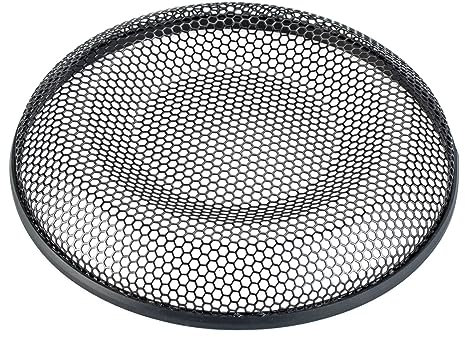 Gladen Z-GR08 Metall Lautsprechergitter/Subwoofer-Grill 8 20cm, Wabenmuster